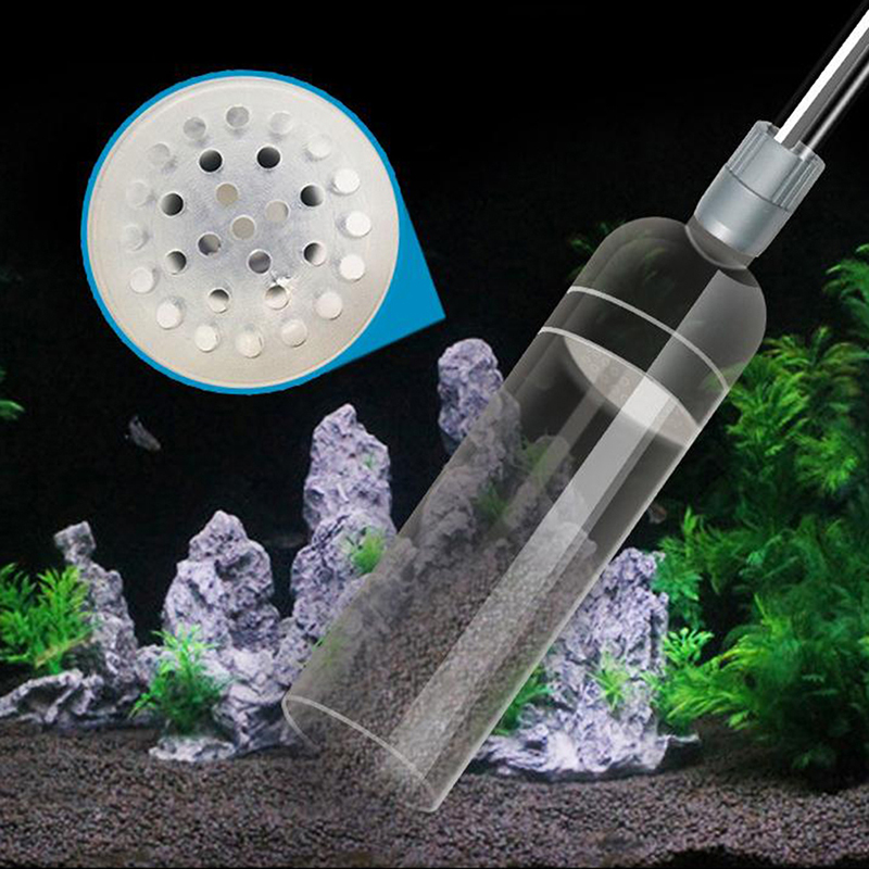 Gravel Vacuum Cleaner - 1 قطعة حوض السمك شبه التلقائي