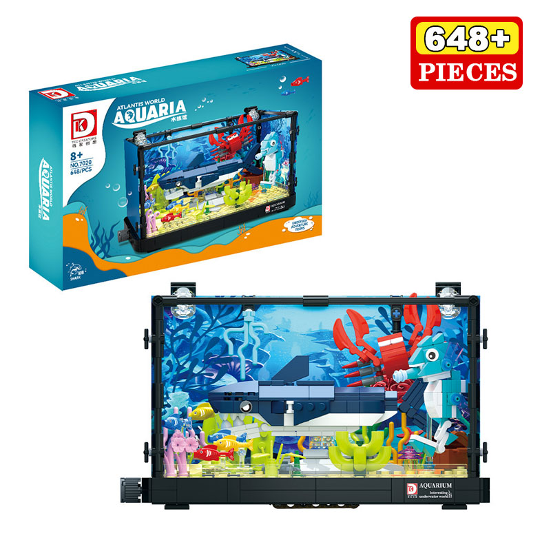 Aquarium Fish World - 648 قطعة نظام القرش البيئي خزان