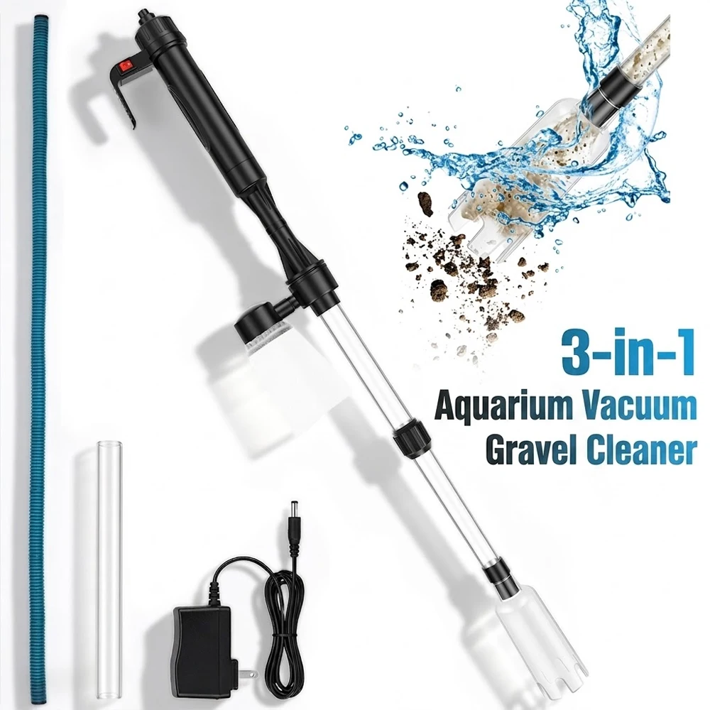 Gravel Vacuum Cleaner - منظف حوض السمك بالشفط 3 في