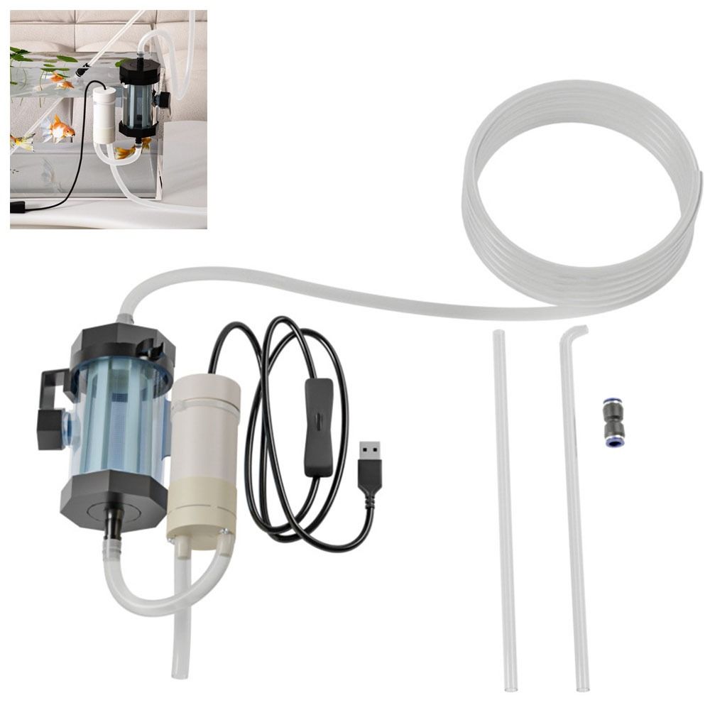 Gravel Vacuum Cleaner - دائم 280GPH حوض السمك مبدل المياه