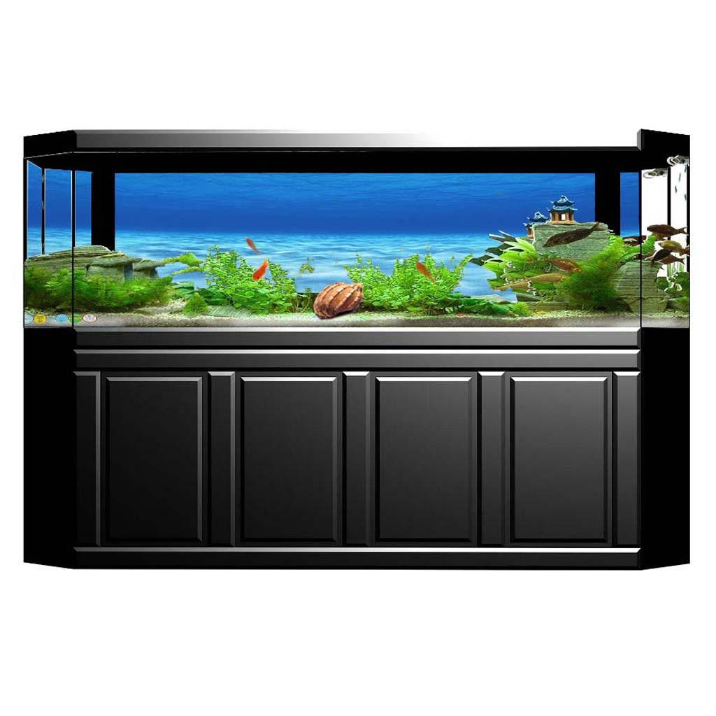 Aquarium Fish World - الجانب الزخرفية حوض السمك خلفية ملصق