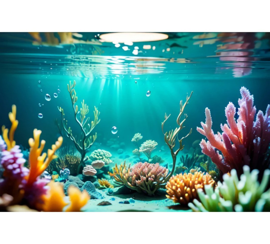 خلفية تصوير بتصميم عالم تحت ال - مراجعة Aquarium Fish World وسعره