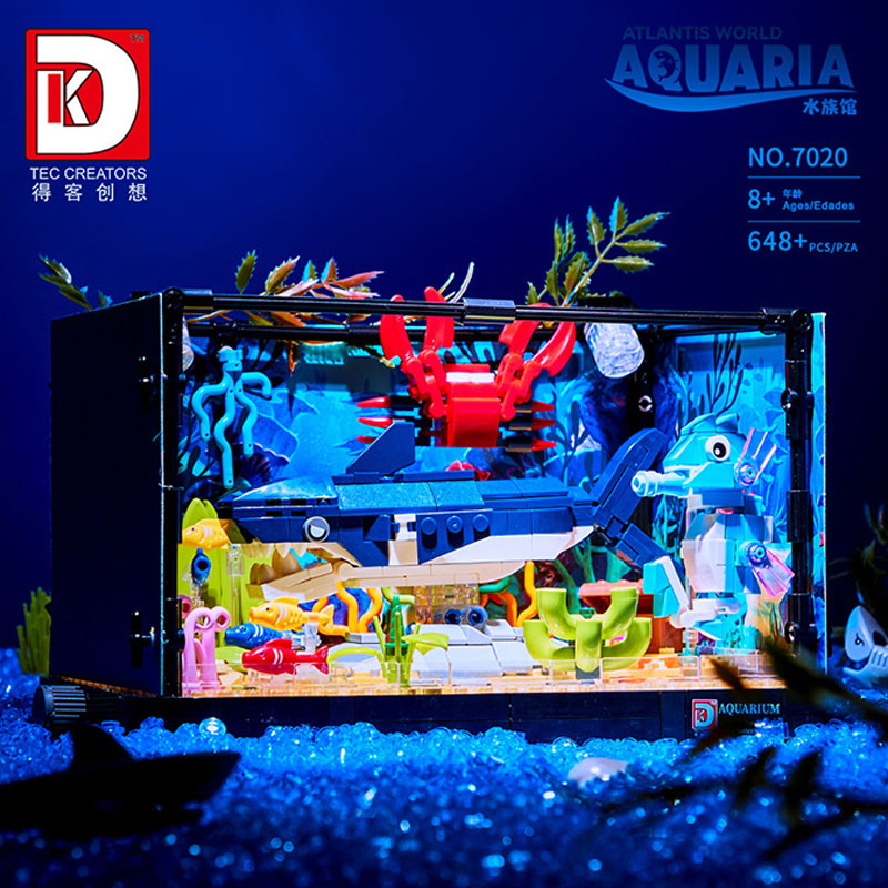 648 قطعة نظام القرش البيئي خزا - مراجعة Aquarium Fish World وسعره