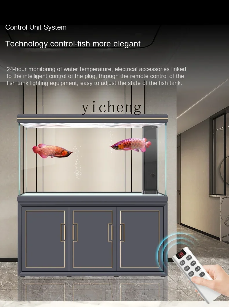 TQH الراقية الزجاج الأبيض للغا - مراجعة Aquarium Fish Dragon وسعره