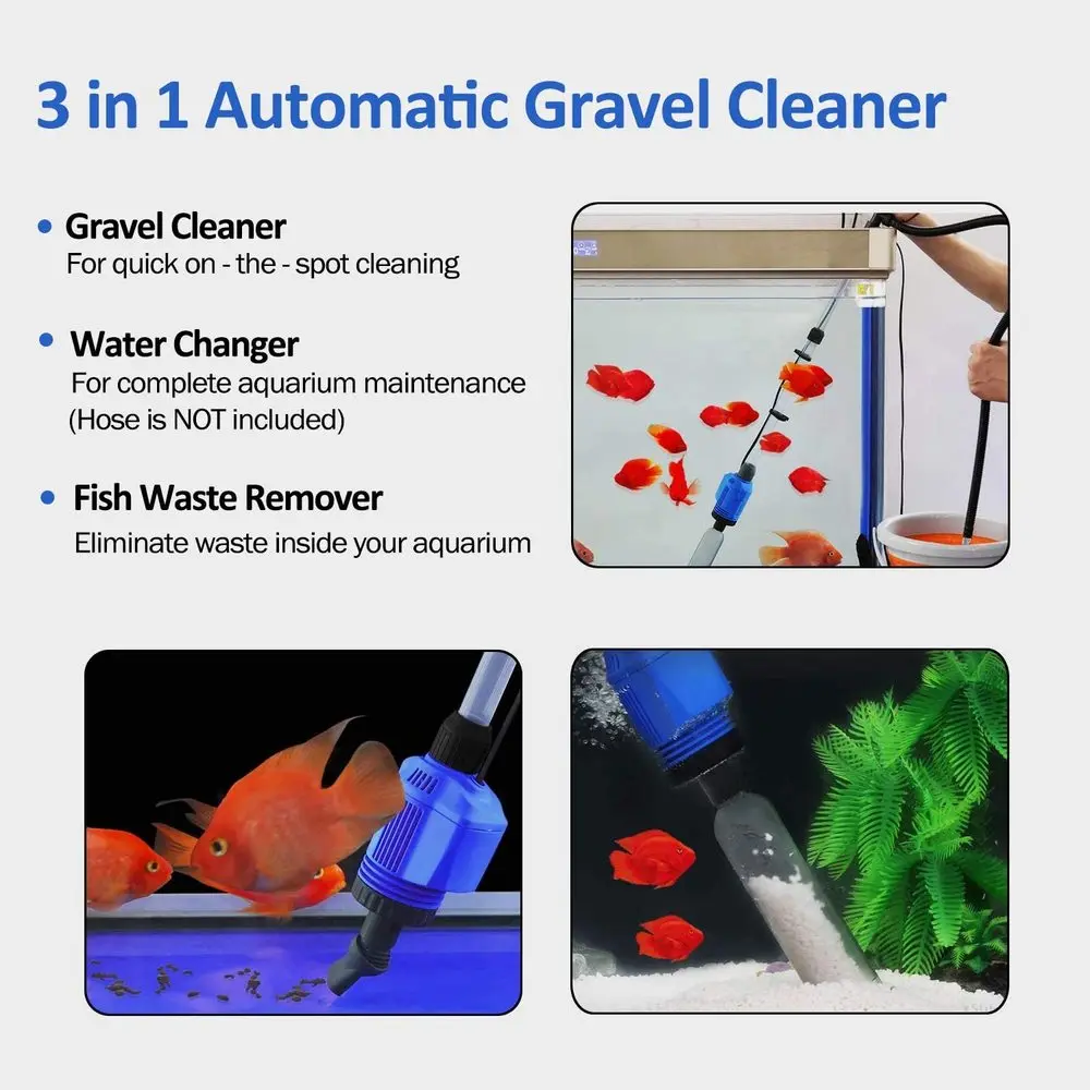 منظف حوض السمك الكهربائي الأوت - مراجعة Gravel Vacuum Cleaner وسعره