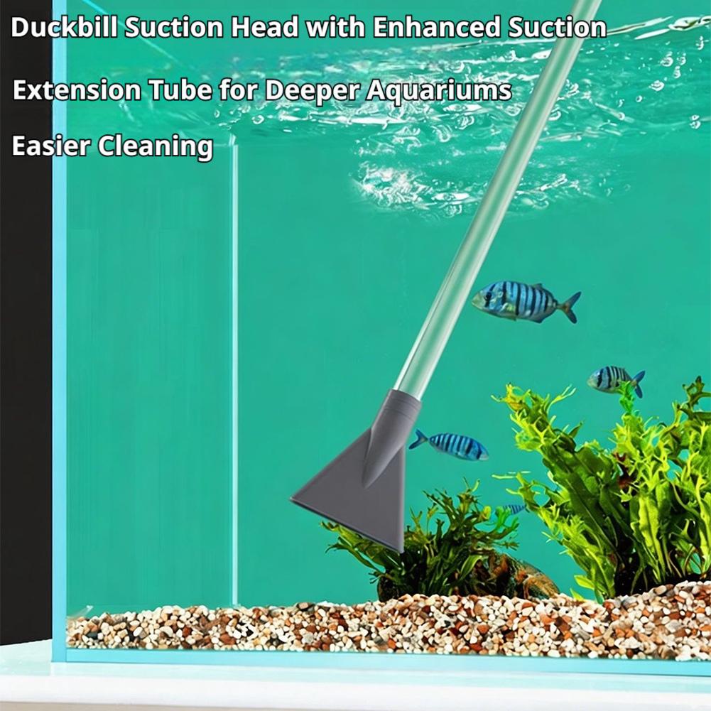 مضخة يدوية لتغيير مياه حوض الس - مراجعة Gravel Vacuum Cleaner وسعره