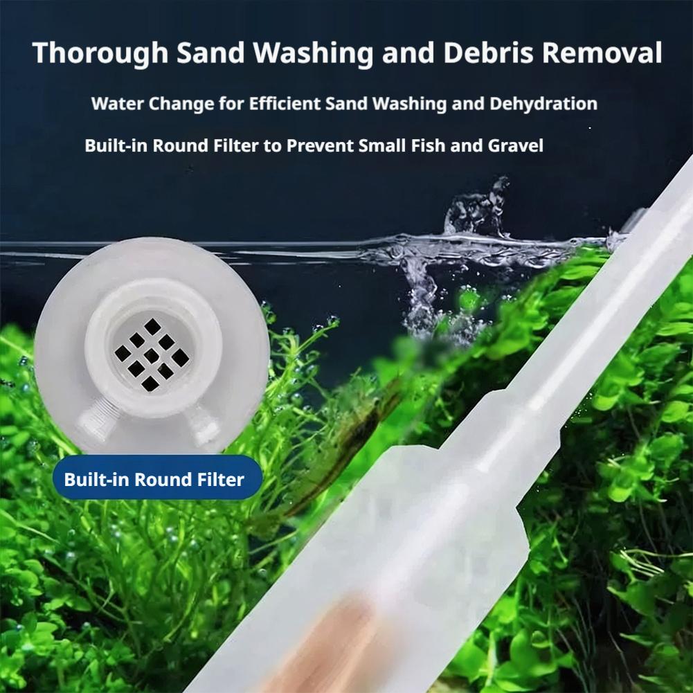 مضخة يدوية لتغيير مياه حوض الس - مراجعة Gravel Vacuum Cleaner وسعره
