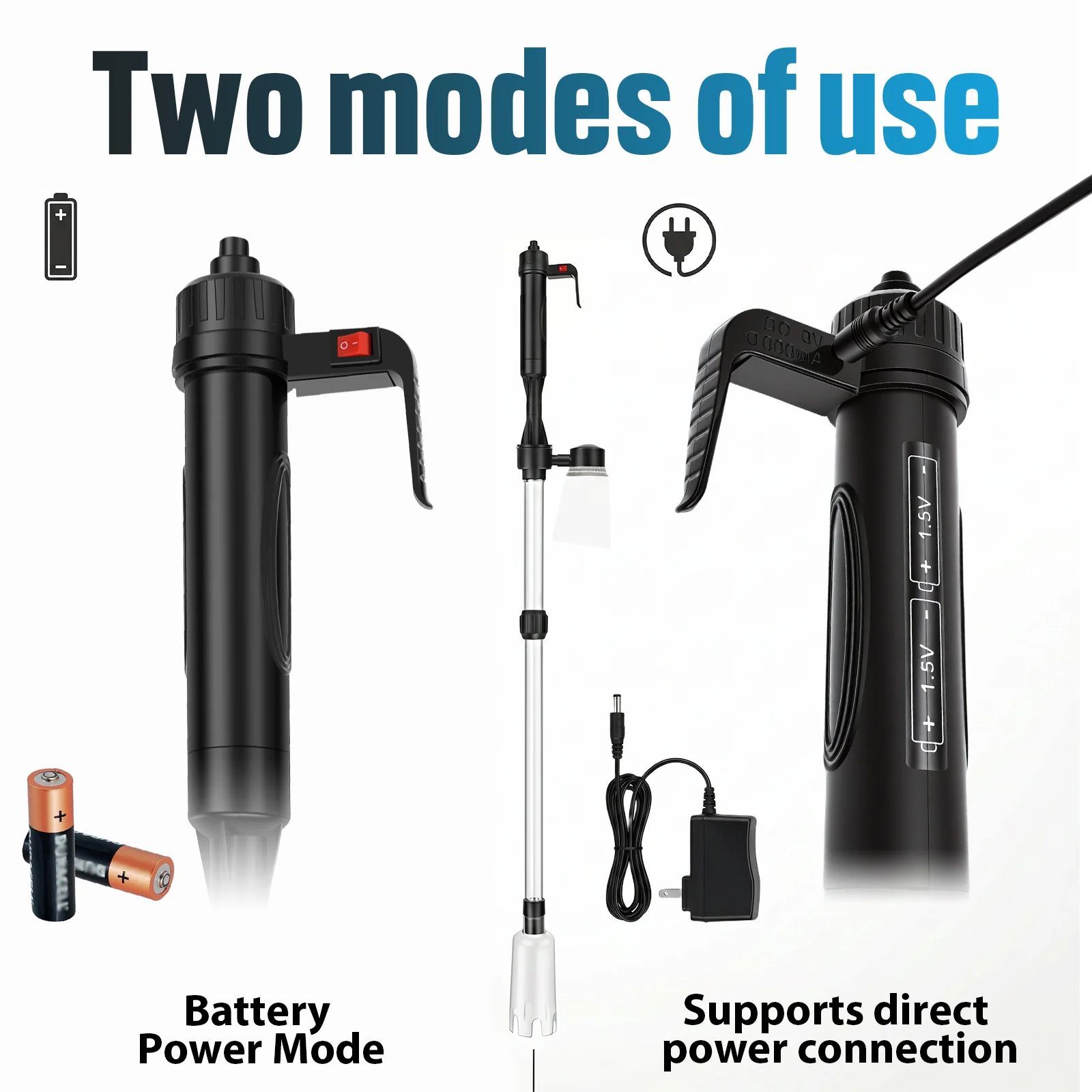 منظف حوض السمك بالشفط 3 في 1 م - مراجعة Gravel Vacuum Cleaner وسعره
