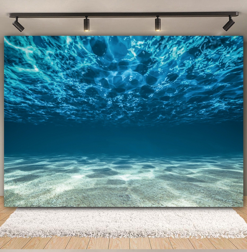 خلفية العالم تحت الماء في قاع  - مراجعة Aquarium Fish World وسعره