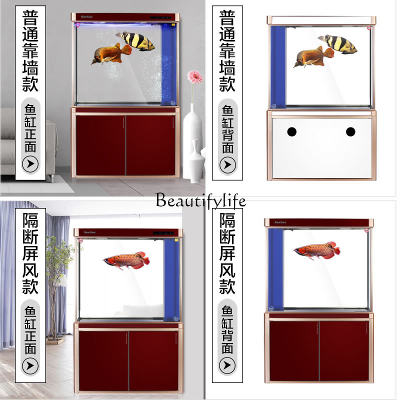 كبير الزجاج الأبيض غرفة المعيش - مراجعة Aquarium Fish Dragon وسعره