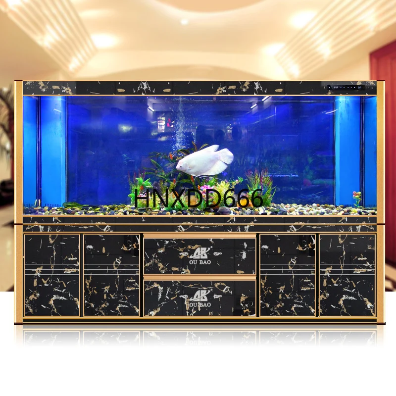 حوض أسماك كبير يحتوي على تنين  - مراجعة Aquarium Fish Dragon وسعره
