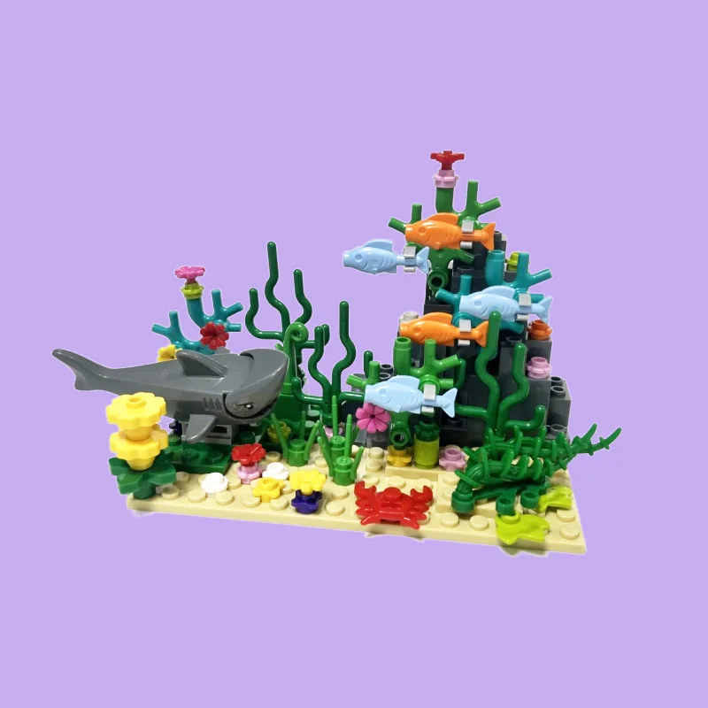 مجموعة مكعبات بناء مدينة MOC:  - مراجعة Aquarium Fish World وسعره