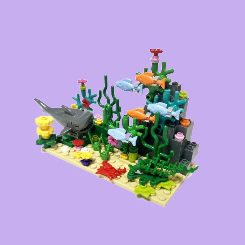 مجموعة مكعبات بناء مدينة MOC:  - مراجعة Aquarium Fish World وسعره