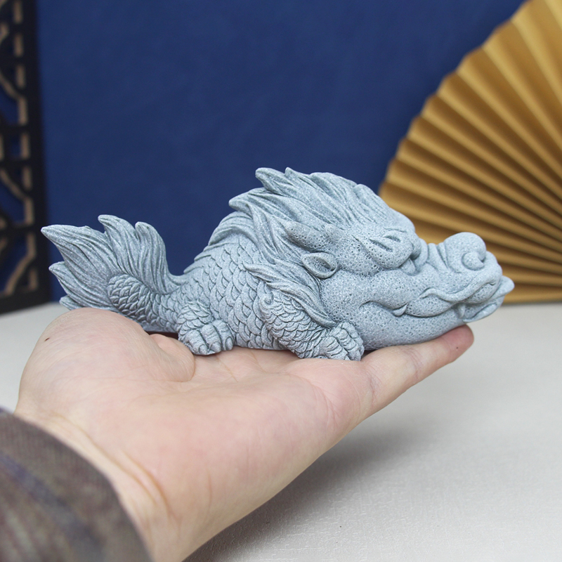 الحجر الاصطناعي الفيل الأسد ال - مراجعة Aquarium Fish Dragon وسعره